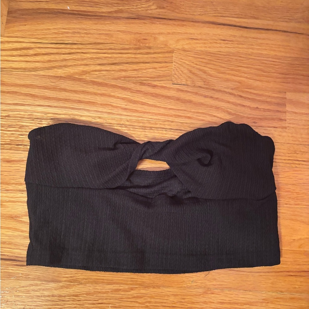 SHEIN Black Bandeau Top- Sz M